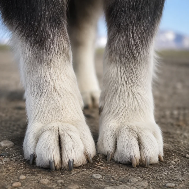 Greenland Dog — paws