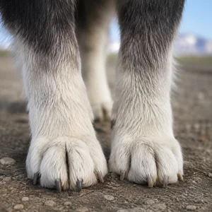 Greenland Dog — paws