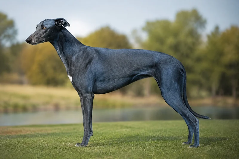 Greyhound — blue coat