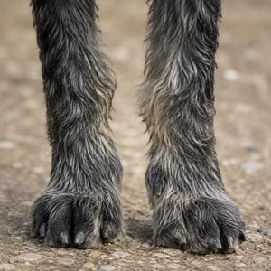 Griffon Nivernais — paws