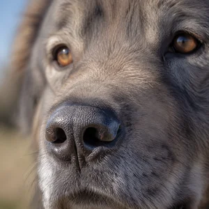 Himalayan Sheepdog — nose
