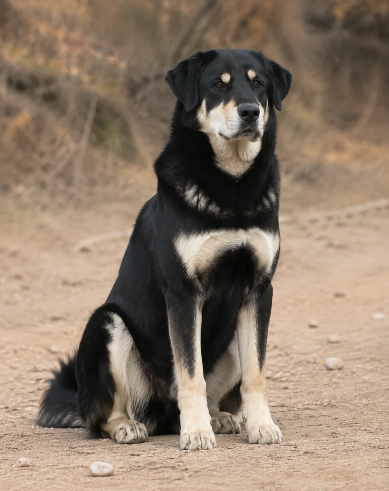 Himalayan Sheepdog — sitting