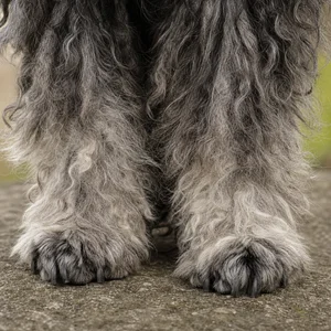 Hungarian Puli — paws