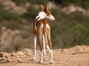 Ibizan Hound — rear