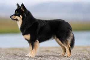 Icelandic Sheepdog — Black & Tan coat