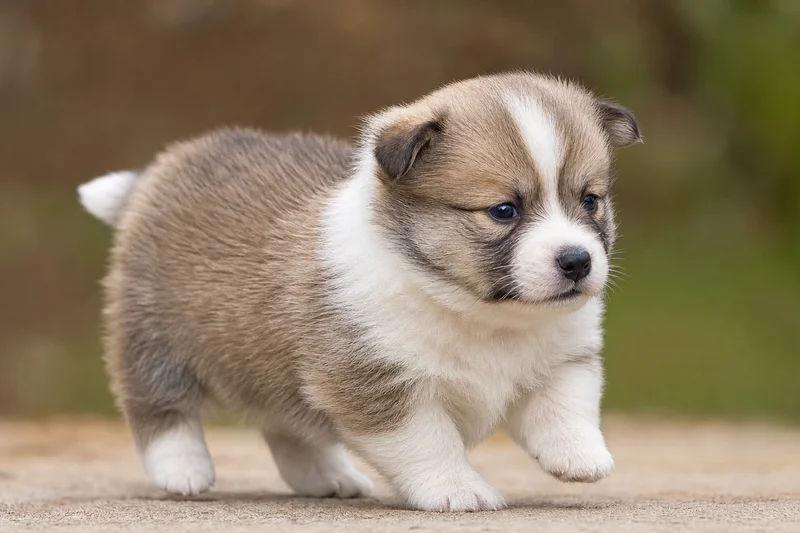 Icelandic Sheepdog — young puppy (~1 mo)