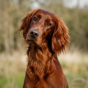 Irish Setter — alert
