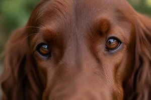 Irish Setter — eyes
