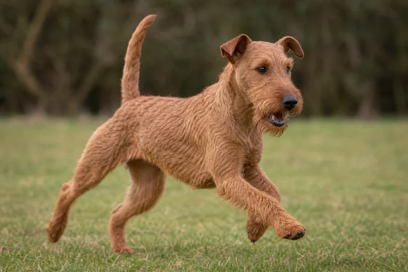 Irish Terrier — running