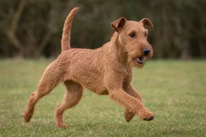 Irish Terrier — running