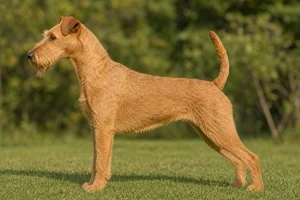 Irish Terrier — wheaten coat