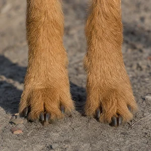 Irish Terrier — paws