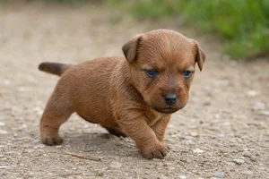 Irish Terrier — young puppy (~1 mo)