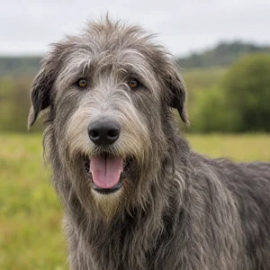 Irish Wolfhound — happy