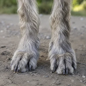 Irish Wolfhound — paws