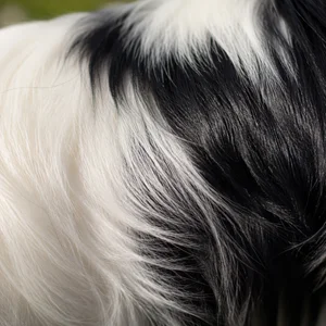 Japanese Chin — coat texture