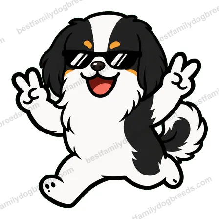 Japanese Chin cool dog meme sticker