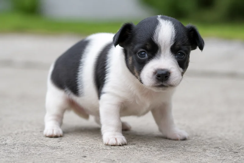 Japanese Terrier — young puppy (~1 mo)