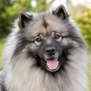 Keeshond — happy