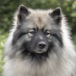 Keeshond — relaxed