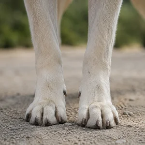 Kishu — paws