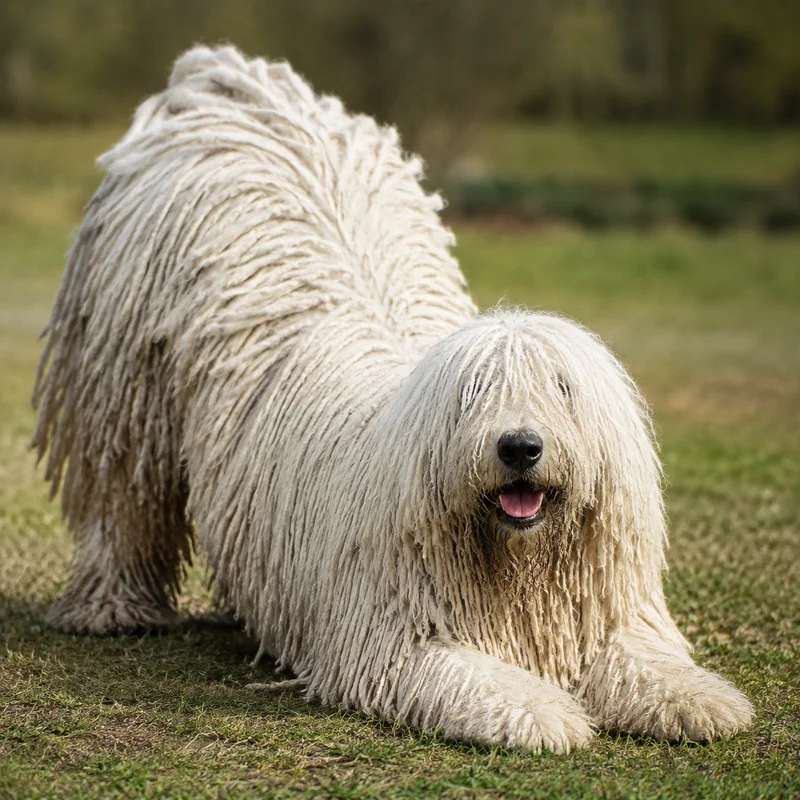 Komondor — playful
