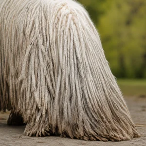 Komondor — tail