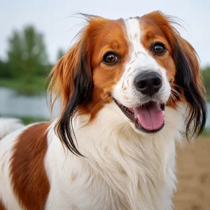 Kooikerhondje — happy