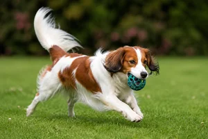 Kooikerhondje — playing