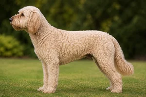 Labradoodle — Caramel Cream coat