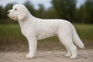Labradoodle — Chalk coat