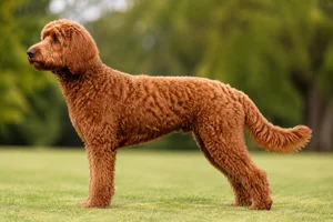 Labradoodle — Red coat