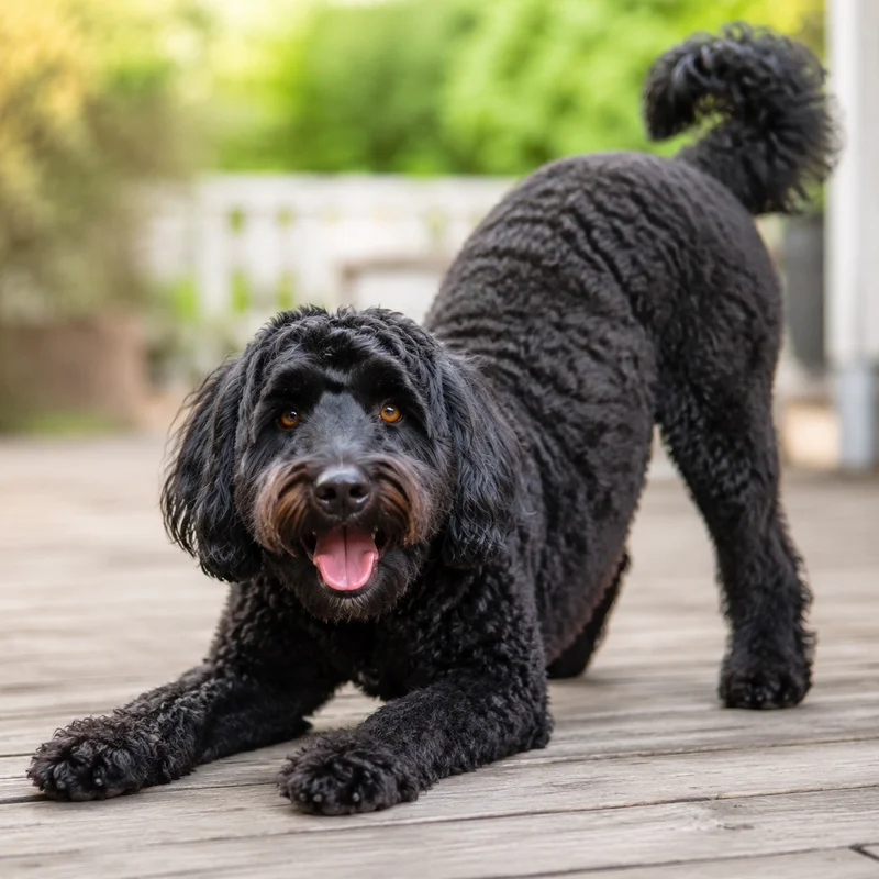 Labradoodle — playful