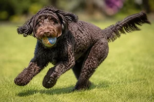 Labradoodle — playing