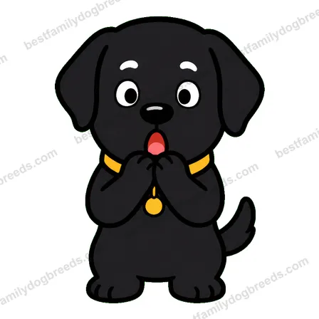 Labrador Retriever surprised dog meme sticker