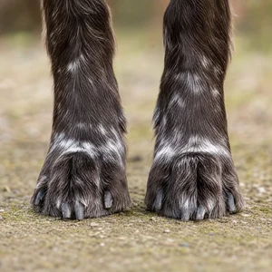 Large Munsterlander — paws