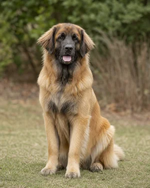 Leonberger — sitting