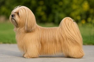 Lhasa Apso — Gold coat