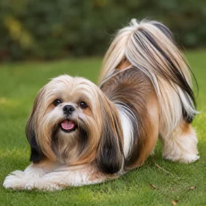 Lhasa Apso — playful