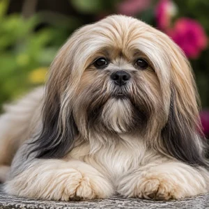Lhasa Apso — relaxed