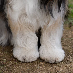 Lhasa Apso — paws