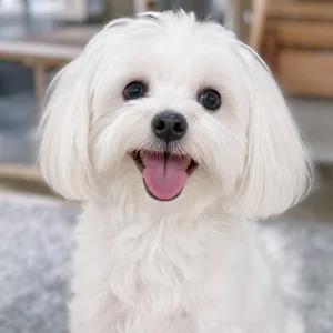 Maltese — happy