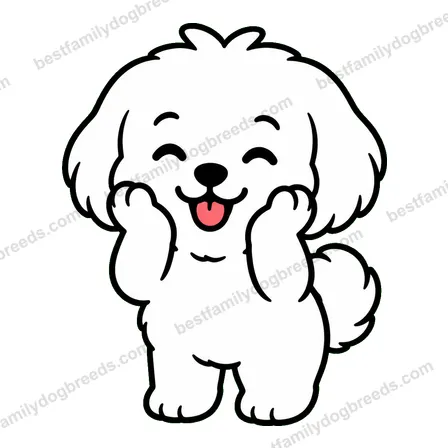 Maltese dog meme sticker preview