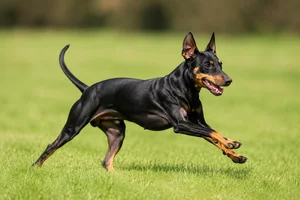 Manchester Terrier — running