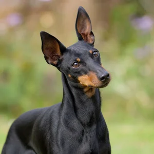 Manchester Terrier — alert