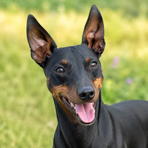 Manchester Terrier — happy