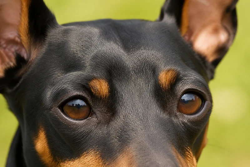 Manchester Terrier — eyes