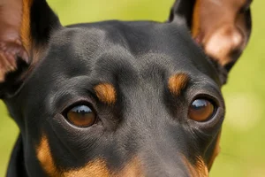 Manchester Terrier — eyes