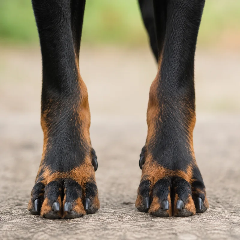 Manchester Terrier — paws