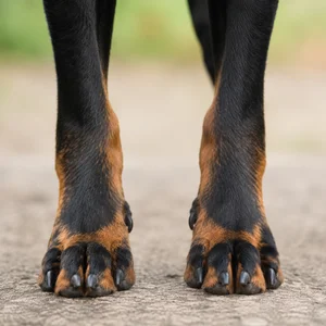 Manchester Terrier — paws